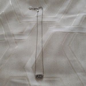 Kendra Scott silver pendant necklace